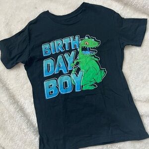 Nickelodeon Black and Green Reptar Birthday T-Shirt